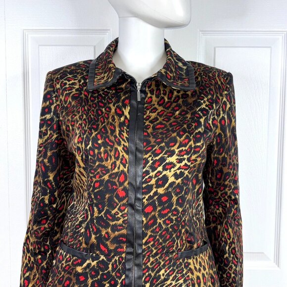 NYGARD women's animal print jacket size 10 - Picture 2 of 2